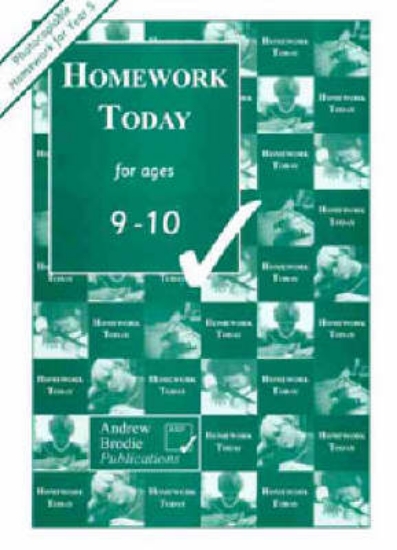 Picture of Homework Today for Ages 9-10