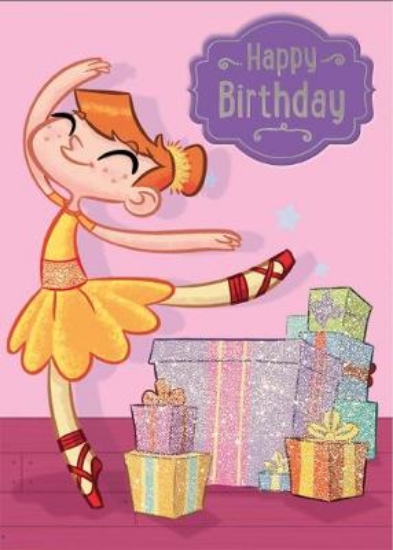 Picture of Ballet - Happy Birthday Card-Book