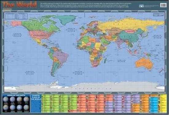 Picture of World political: Wall chart