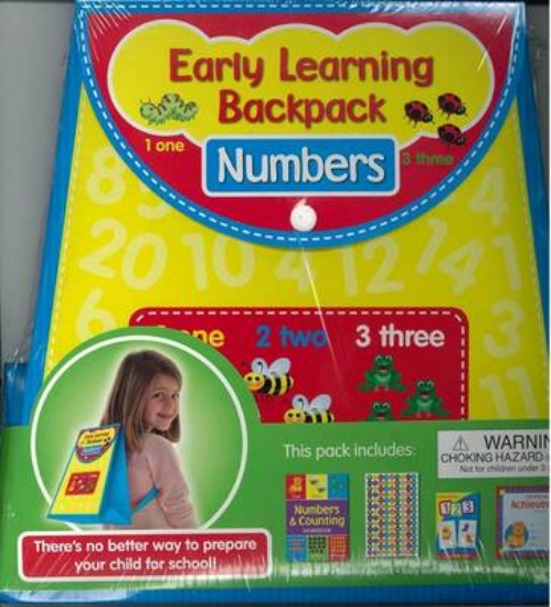 Picture of Early Learning Backpack - Numbers