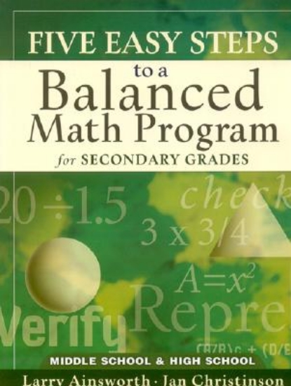 Picture of Five Easy Steps to a Balanced Math Program for Sec