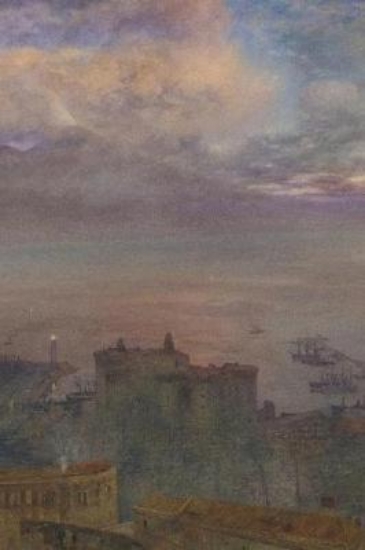 Picture of View of the Bay of Naples with Vesuvius, Smoking,