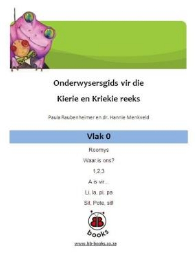Picture of Kierie En Kriekie Reeks: Onderwysersgids Vlak 0