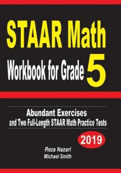 Picture of STAAR Math Workbook for Grade 5