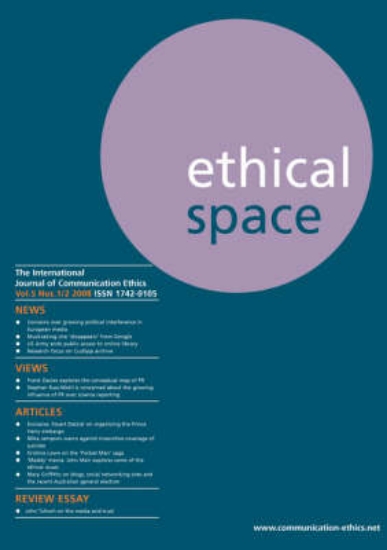 Picture of Ethical Space Vol.5 Nos 1/2 2008