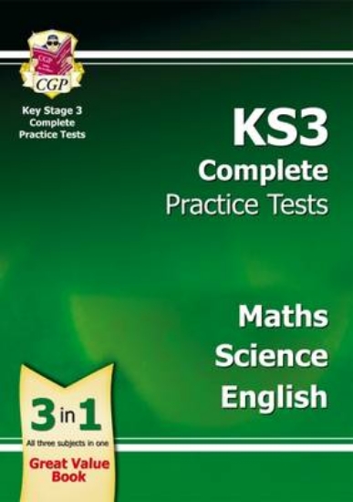 Picture of KS3 Complete Practice Tests - Maths, Science & Eng