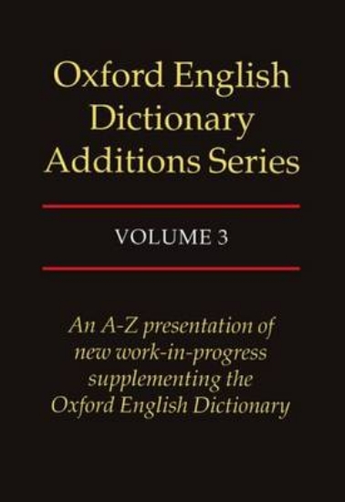 Picture of Oxford English Dictionary Additions Series: Volume