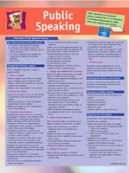 Picture of Study Card for Public Speaking