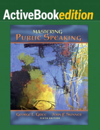Picture of Mastering Public Speaking: ActiveBook Edition