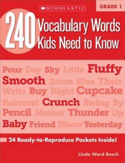 Picture of 240 Vocabulary Words Kids Need to Know: Grade 1
