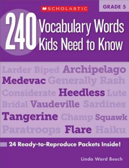 Picture of 240 Vocabulary Words Kids Need to Know: Grade 5
