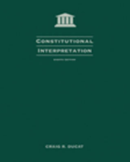 Picture of Constitutional Interpretation