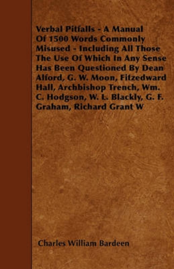 Picture of Verbal Pitfalls - A Manual Of 1500 Words Commonly