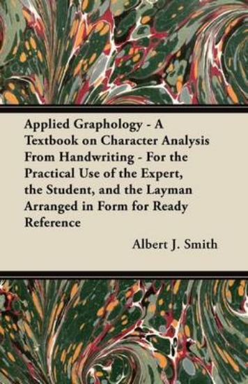 Picture of Applied Graphology - A Textbook on Character Analy