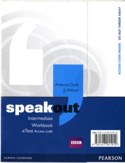 Picture of Speakout Intermediate Workbook eText Access Card