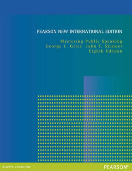 Picture of Mastering Public Speaking Pearson New Internationa