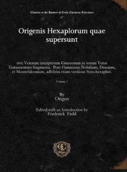 Picture of Origenis Hexaplorum quae supersunt (vol 1)