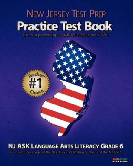 Picture of New Jersey Test Prep Practice Test Book NJ Ask Lan