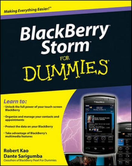 Picture of BlackBerry Storm For Dummies