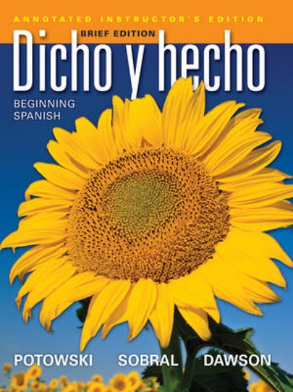 Picture of Dicho en Breve Annotated Instructor's Edition &amp