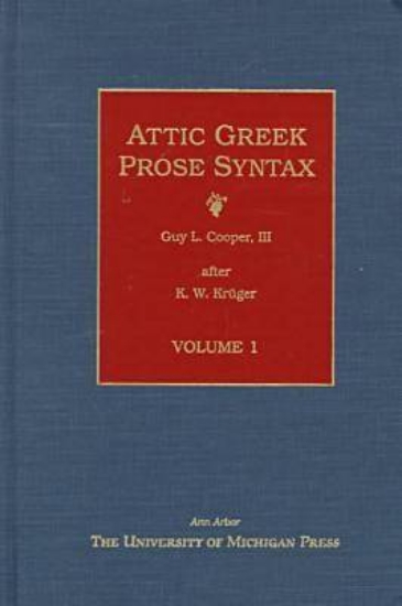 Picture of Attic Greek Prose Syntax