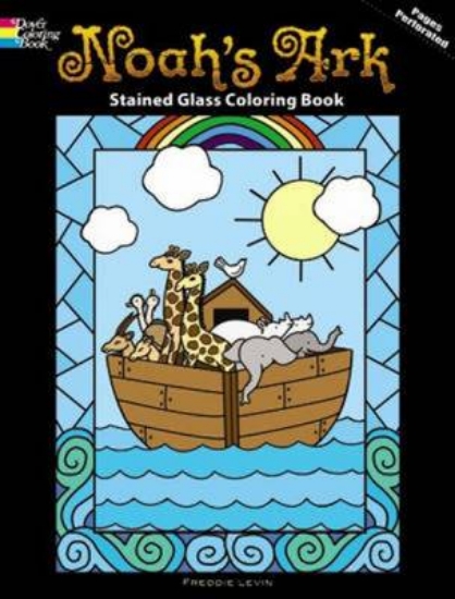 Picture of Noah's Ark Stained Glass Coloring Book