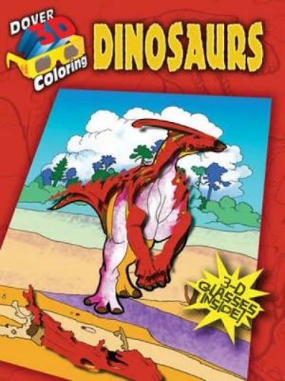 Picture of 3-D Coloring Book - Dinosaurs