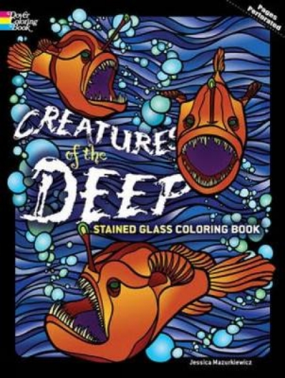 Picture of Creatures of the Deep Stained Glass Coloring Book
