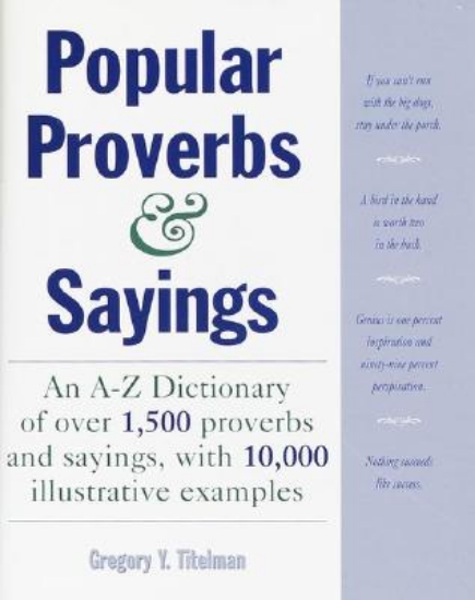 Picture of Dictionary of Popular Proverbs and Sayings