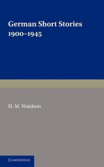 Picture of German Short Stories 1900-1945