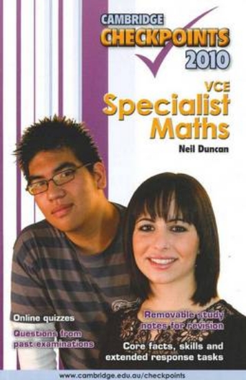 Picture of Cambridge Checkpoints VCE Specialist Mathematics 2