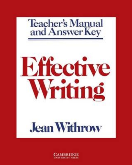 Picture of Effective Writing Teacher's manual V1