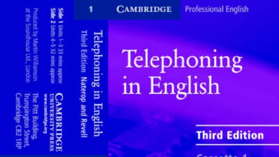 Picture of Telephoning in English Audio Cassette