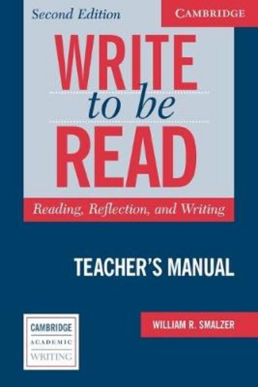Picture of Write to be Read Teacher's Manual V2