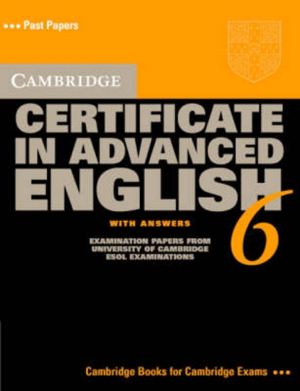 Picture of Cambridge Certificate in Advanced English 6 Studen