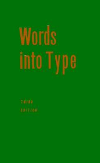 Picture of Words Into Type