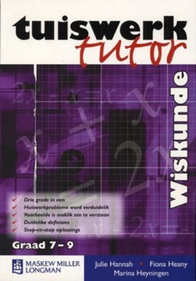 Picture of Wiskunde Tuiswerk Tutor Gr 7-9