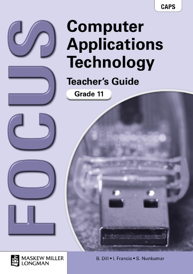 Picture of Focus Computer Applications Technology Gr 11 Tg &