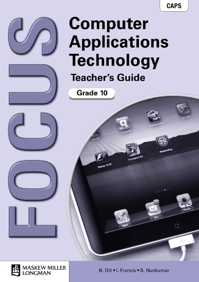 Picture of Focus Computer Applications Technology Gr 10 Tg Wi