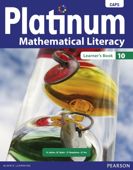 Picture of Platinum Mathematical Literacy Grade 10 Learner's