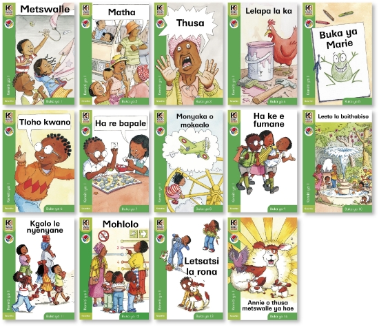 Picture of Kagiso Readers Sesotho Grade 1 Pack (14 Readers)