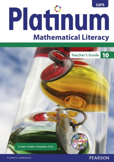 Picture of Platinum Mathematical Literacy Gr 10 Tg With Quest