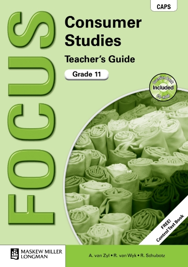 Picture of Focus Consumer Studies: Grade 11: Teacher's Guide
