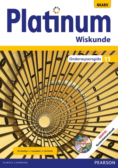 Picture of Platinum Wiskunde Gr 11 Og With Control Test Book