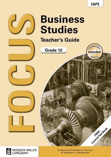 Picture of Focus Business Studies: Grade 12: Teacher's Guide