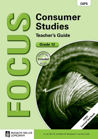 Picture of Focus Consumer Studies: Grade 12: Teacher's Guide
