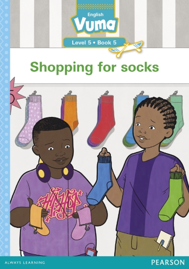 Picture of Vuma Level 5 Book 5 Reader: Shopping For Socks