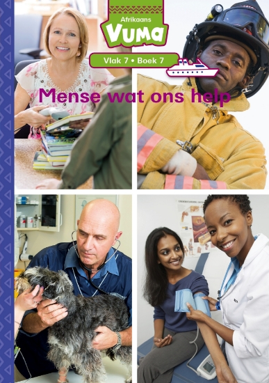 Picture of Vuma Vlak 7 Boek 7 Leesboek: Mense Wat Ons Help