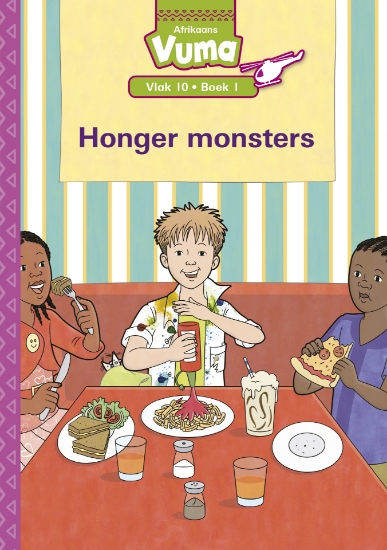Picture of Vuma Vlak 10 Boek 1 Leesboek: Honger Monsters