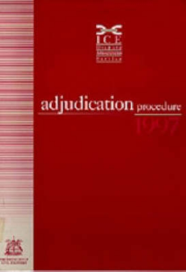 Picture of The ICE Adjudication Procedure 1997